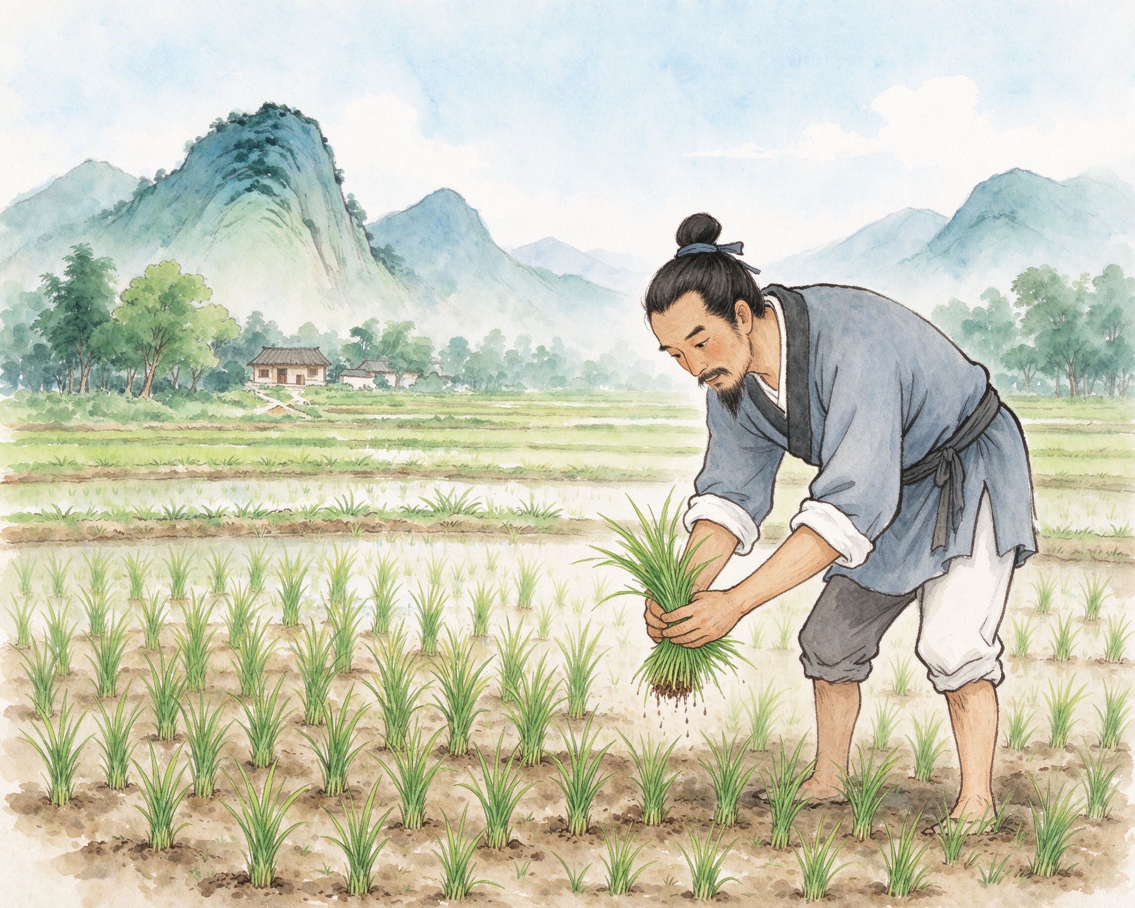 揠苗助长