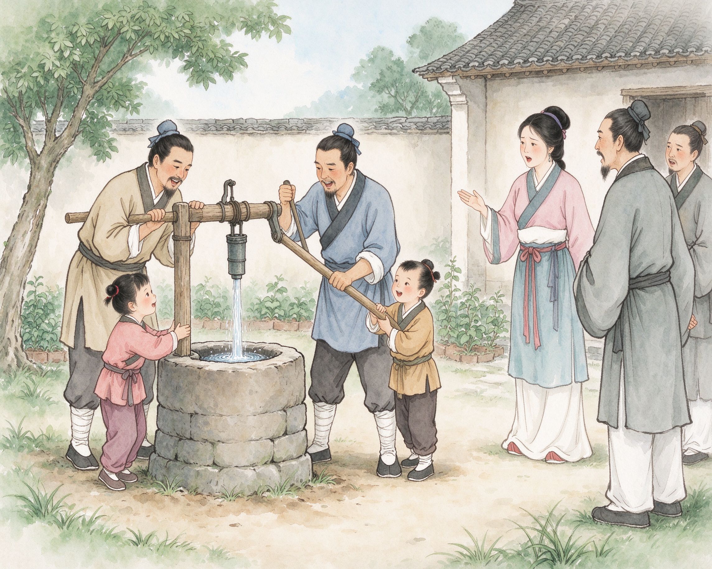 穿井得一人